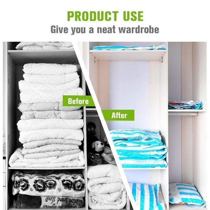 Mini Automatic Compression Vacuum Pump & Bag