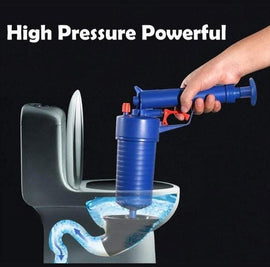 Air Powered High Pressured Drain Plunger Pump for Sink Bath Toilets