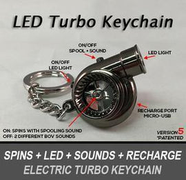 LED turbine light keychain-Car lovers Must have