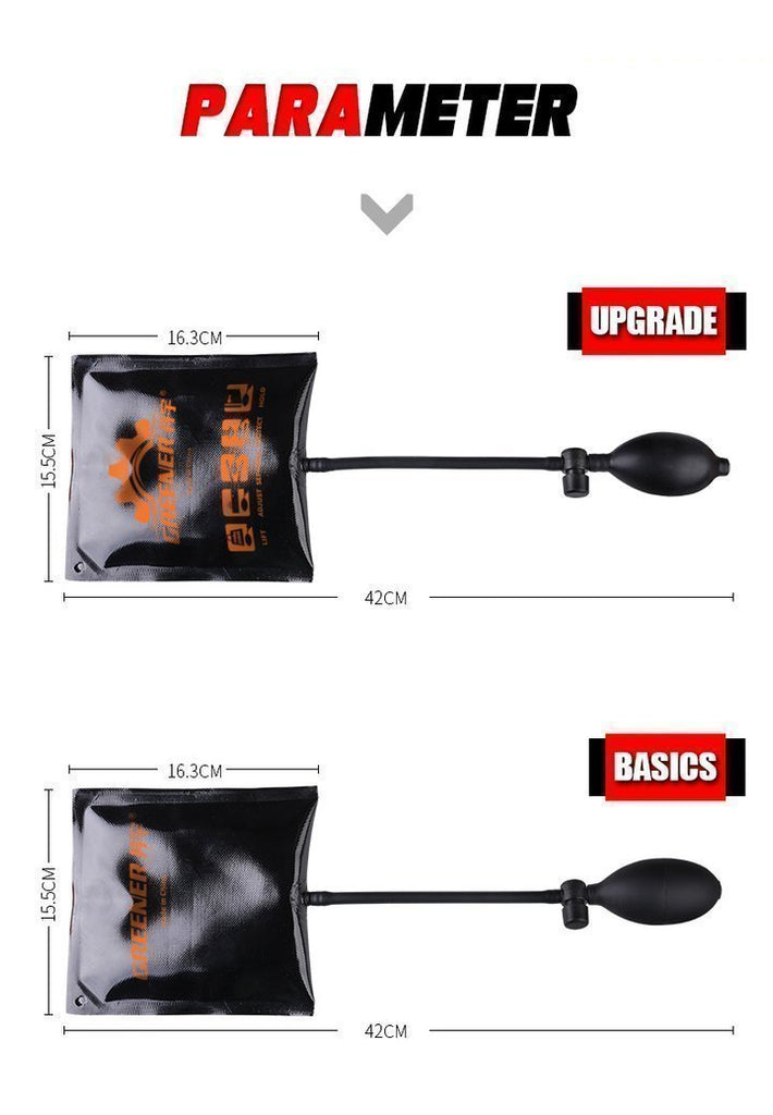 Inflatable Air Shim Bag:Pry Bar and Leveling Tool