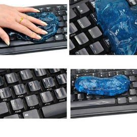 Crystal cleaning gel magic dust to glue