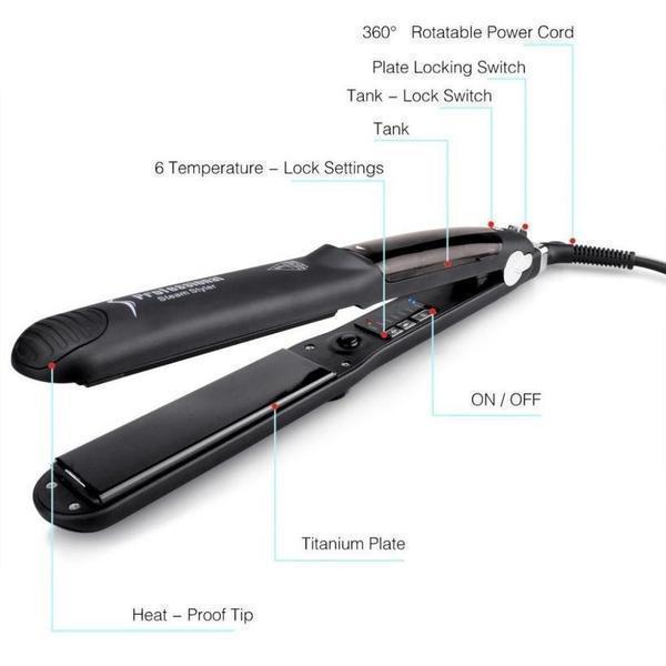 STEAM HAIR STRAIGHTENER