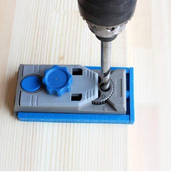 Woodworking Pocket Hole Jig Set Drill Guide Sleeve for Screw Doweling