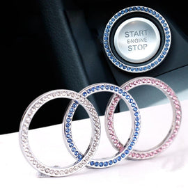 2 PCS Diamond Boot Ring for Cars