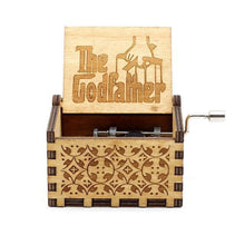 Load image into Gallery viewer, Hand Crank Wooden Music Box