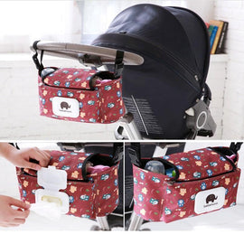 Baby Stroller Pram Pushchair Organizer Mummy Bag Nappy Diaper Storage Hanging