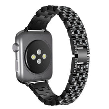 Load image into Gallery viewer, Luxury Crystal Metal Wristband For Apple watch