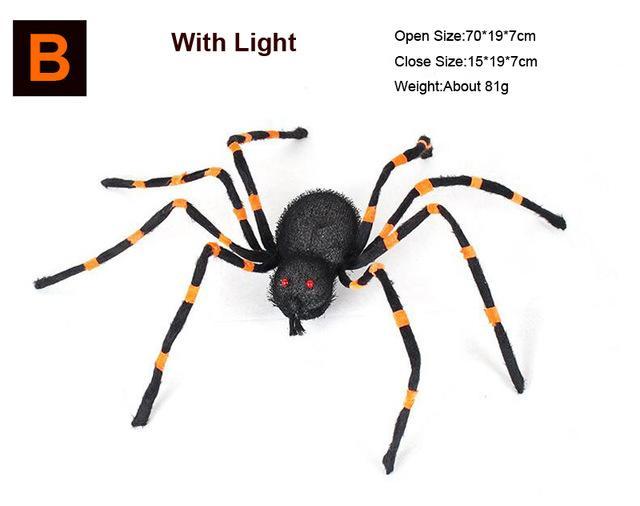 Halloween plush simulation spider