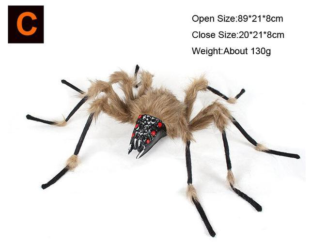 Halloween plush simulation spider