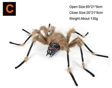 Load image into Gallery viewer, Halloween plush simulation spider
