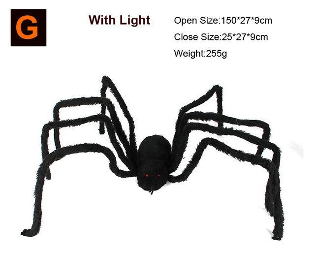 Halloween plush simulation spider