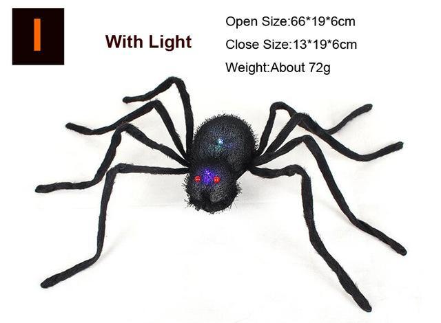 Halloween plush simulation spider