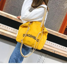 Load image into Gallery viewer, Large capacity canvas bag