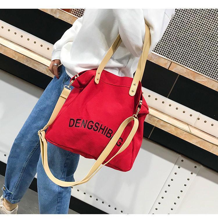 Large capacity canvas bag