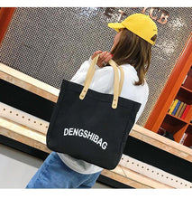Load image into Gallery viewer, Large capacity canvas bag