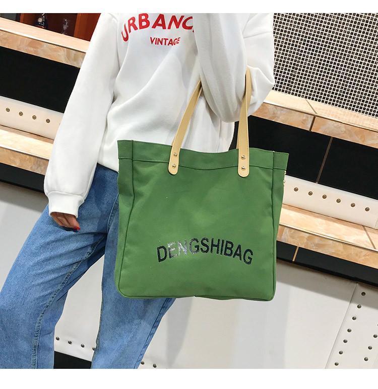 Large capacity canvas bag