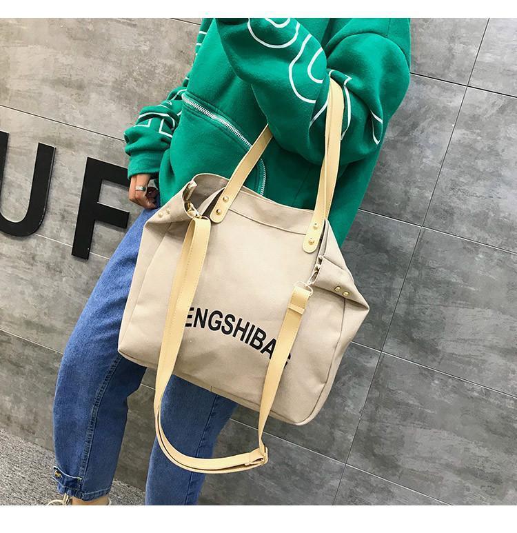 Large capacity canvas bag