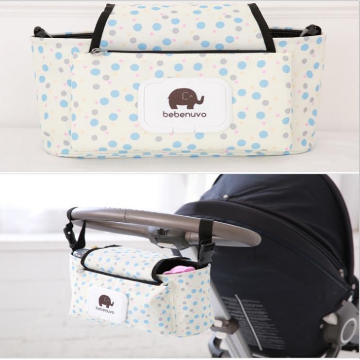Baby Stroller Pram Pushchair Organizer Mummy Bag Nappy Diaper Storage Hanging