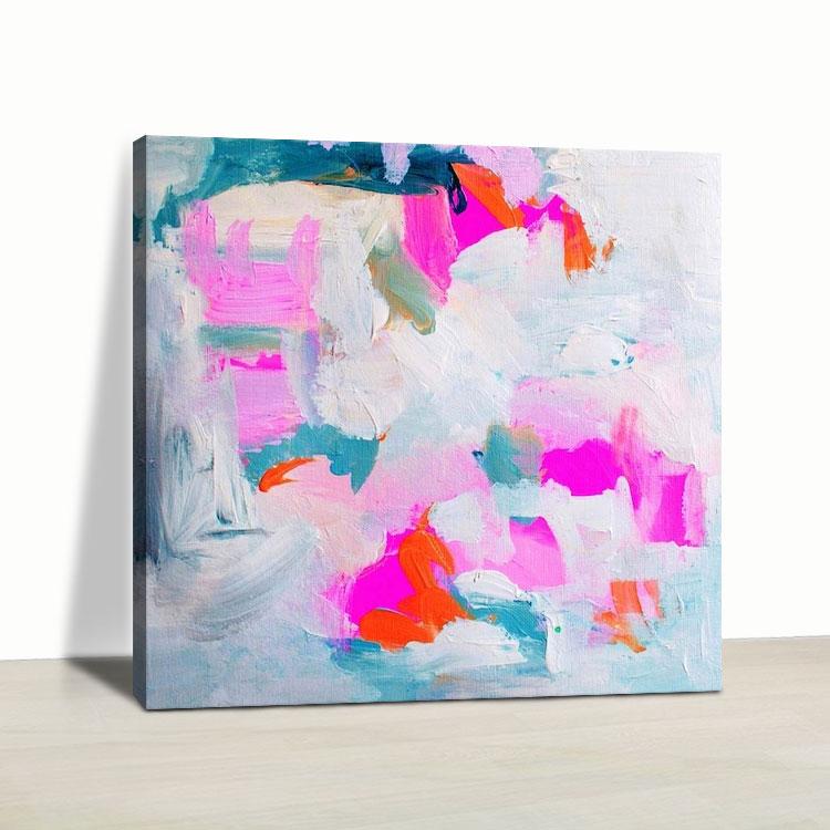 Contemporary abstract  painting mythological world