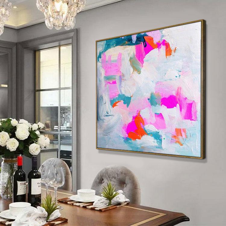 Contemporary abstract  painting mythological world
