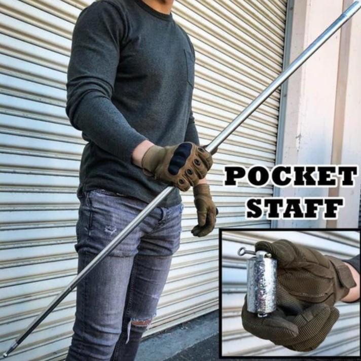 Silver Metal Appearing Cane Wand Stick Stage Magic Trick Gimmick Illusion 110 cm