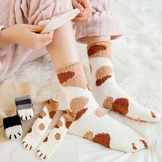 Cat Paw Indoor Socks