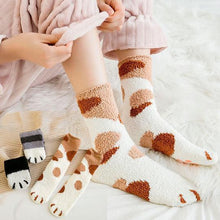 Load image into Gallery viewer, Cat Paw Indoor Socks