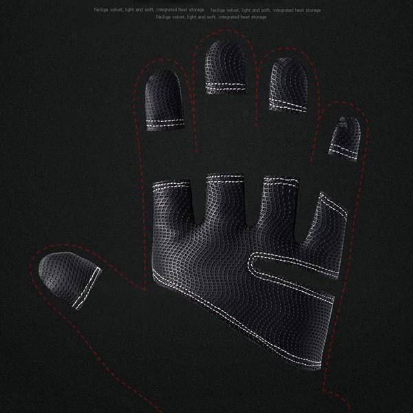 Mens Winter Outdoor Waterproof Touch Screen Gloves