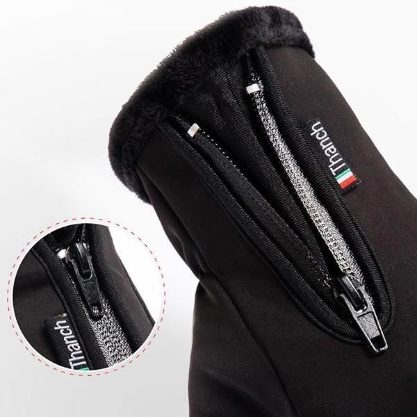 Mens Winter Outdoor Waterproof Touch Screen Gloves
