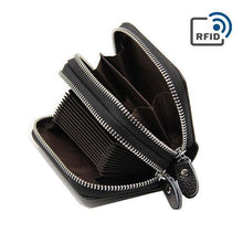 Load image into Gallery viewer, RFID Genuine Leather Card Holder