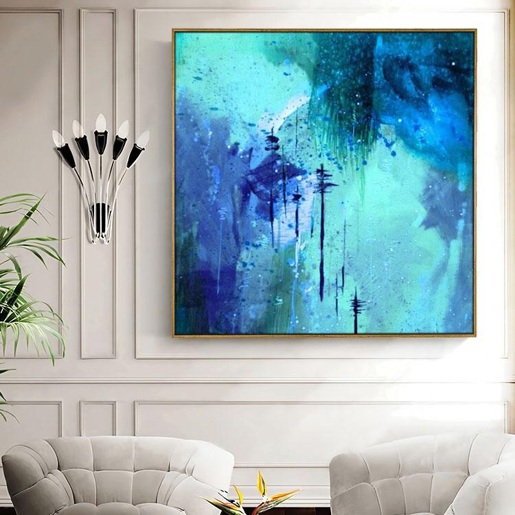 Abstract decorative painting,Beautiful picture scroll