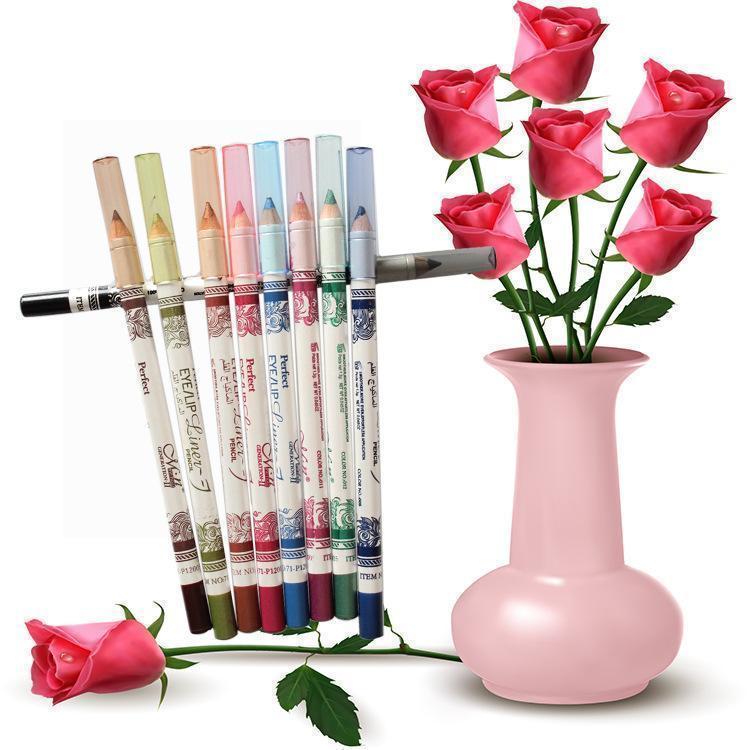 Professional Cosmetic Vivid Eyeliner Pencil (12-Pack)