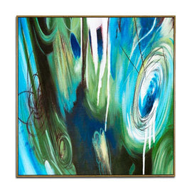 Abstract hand-painted oil painting 3D magic