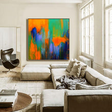 Load image into Gallery viewer, Imaginary hell hand-painted canvas painting