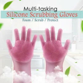 Magic Silicone Dish Washing Gloves