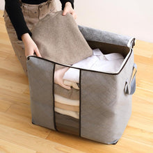 Load image into Gallery viewer, Folding Bamboo Charcoal Clothes Storage Bag