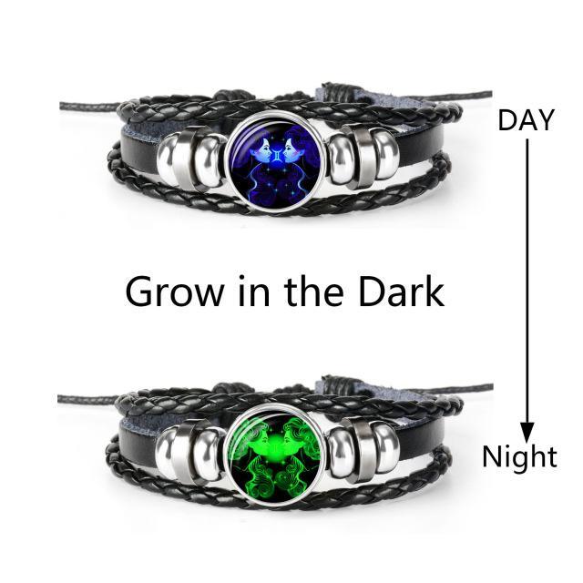 12 constellation luminous bracelet