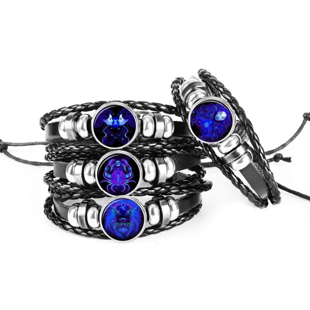 12 constellation luminous bracelet