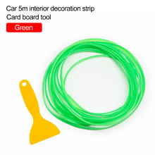 Load image into Gallery viewer, Car shape DIY flexible central control and door trim strip
