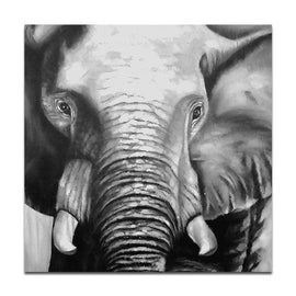 Abstract elephant painting-Gaze