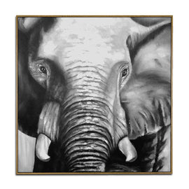 Abstract elephant painting-Gaze