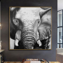 Load image into Gallery viewer, Abstract elephant painting-Gaze