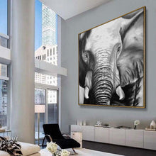 Load image into Gallery viewer, Abstract elephant painting-Gaze