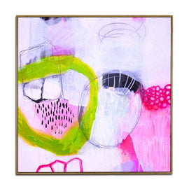 Abstract landscape original oil painting