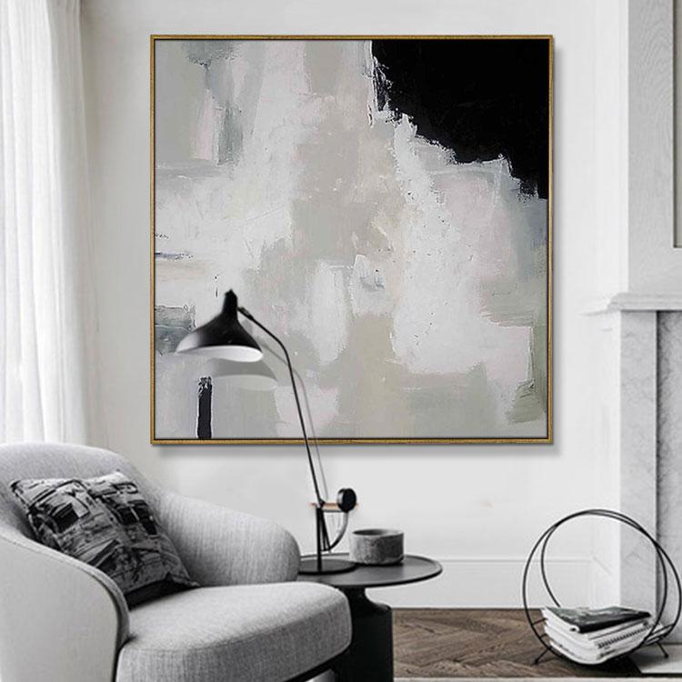 Painting black and white art