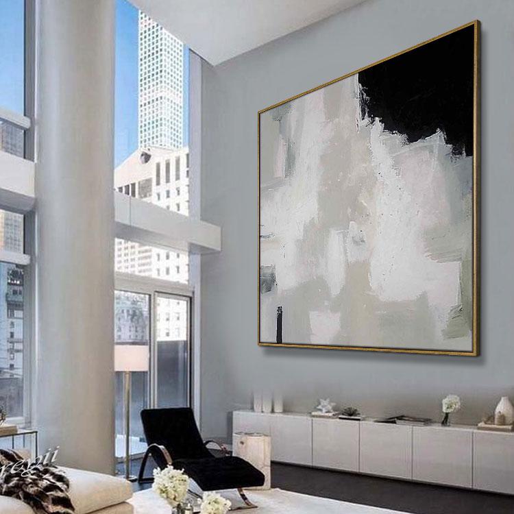 Painting black and white art