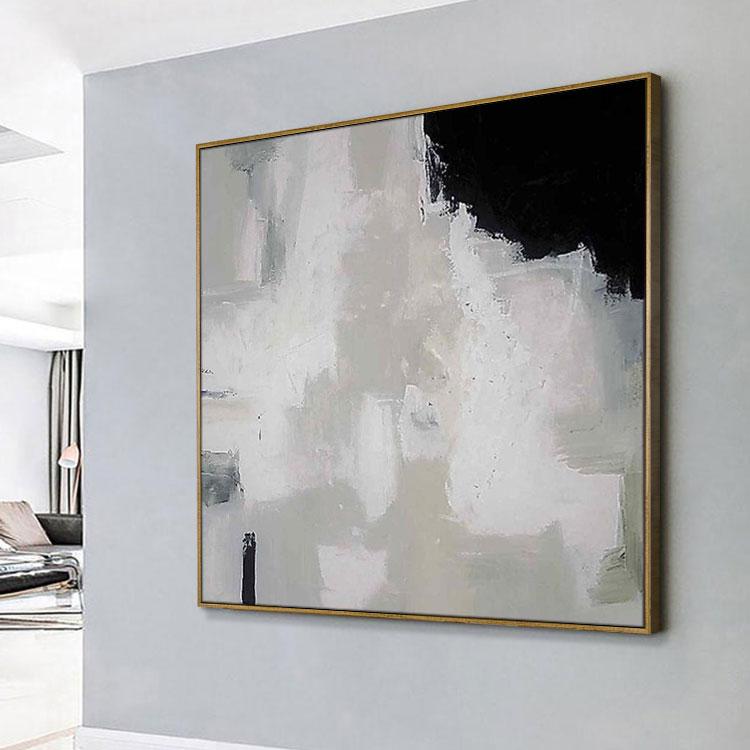 Painting black and white art