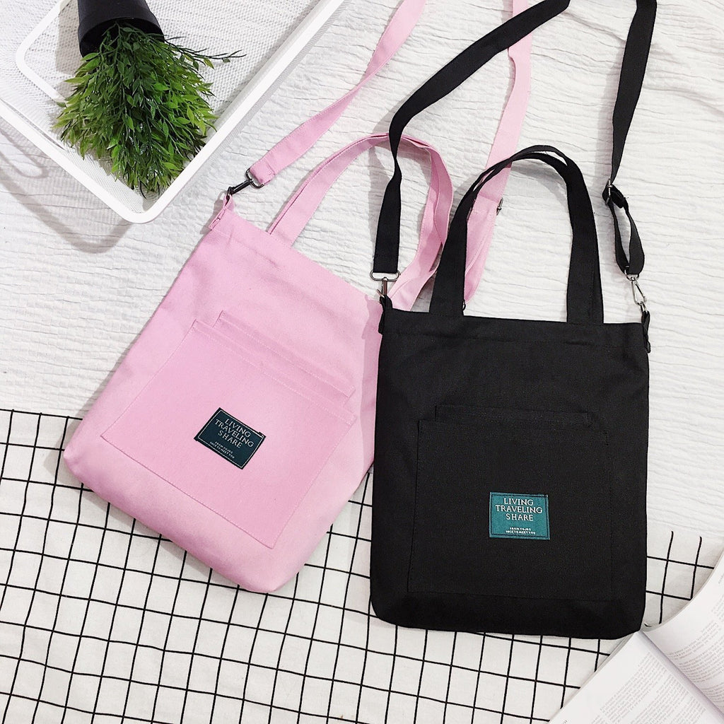 Luxury Women's handbag Fashion Solid Canvas