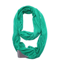 Load image into Gallery viewer, Women Convertible Pocket Scarf with Zipper