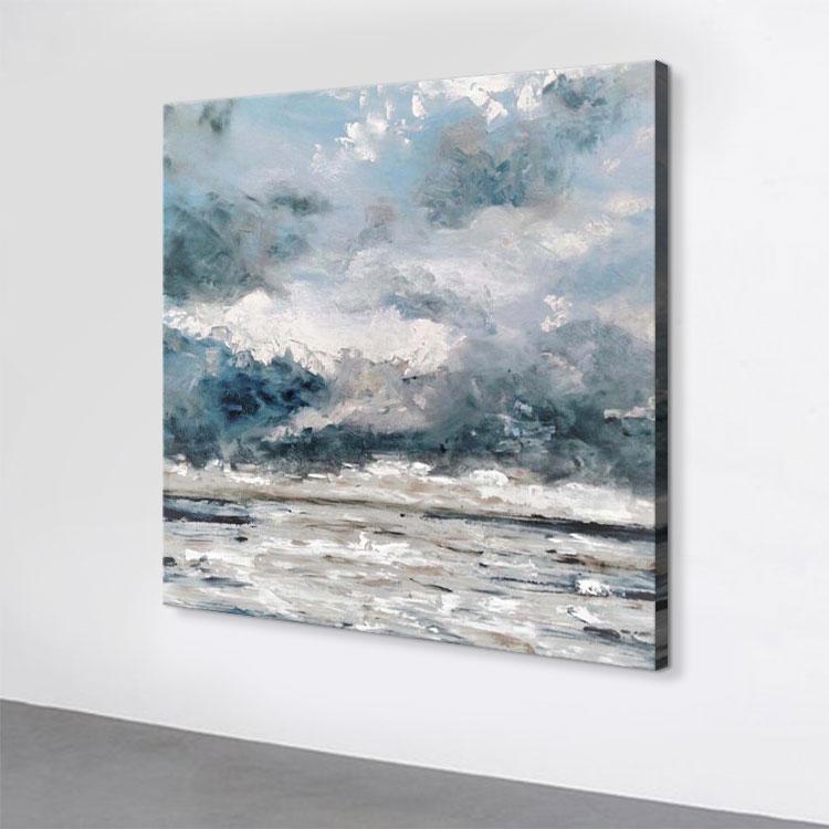 Wall art painting abstract black and white,Dreamland